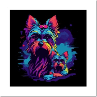 Yorkshire Terrier Fathers Day Posters and Art